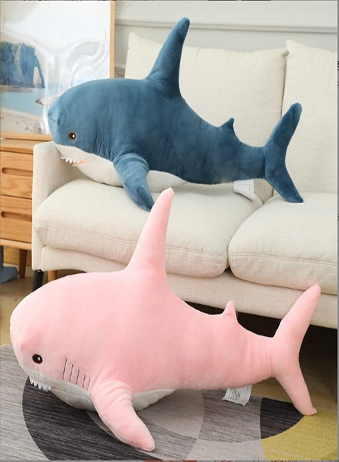 OPHRBU Shark Stuffed Animal Plush,Soft Pink Shark Stuffed Animal,Plush Large Shark Toys for Home Decoration Kids Gift (Pink,24 inches) - Image 5